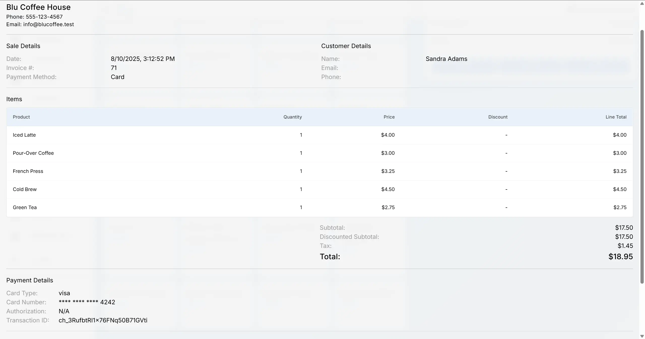 Blu Payment Processing