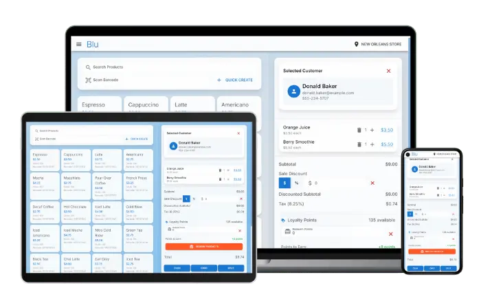 Blu Dashboard Preview